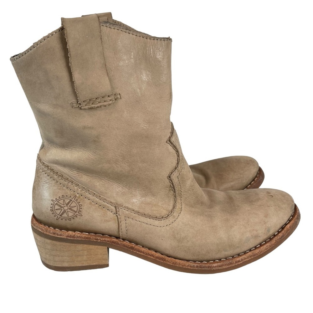Bussola Goodyear Welted The Original Tan Ankle Boot Size 6 Euro 37 Low Heeled